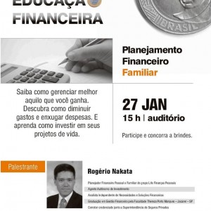 Palestra sobre Planejamento Financeiro Familiar